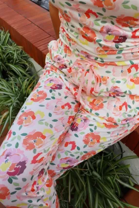 Liberte - Alma-Pants - Creamy Peach Flower