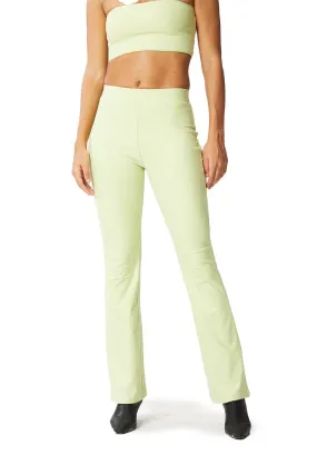 Lime Green Flared Up Pants