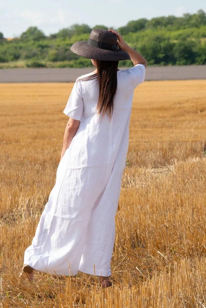 Linen Wide Jumpsuit VALENTIN