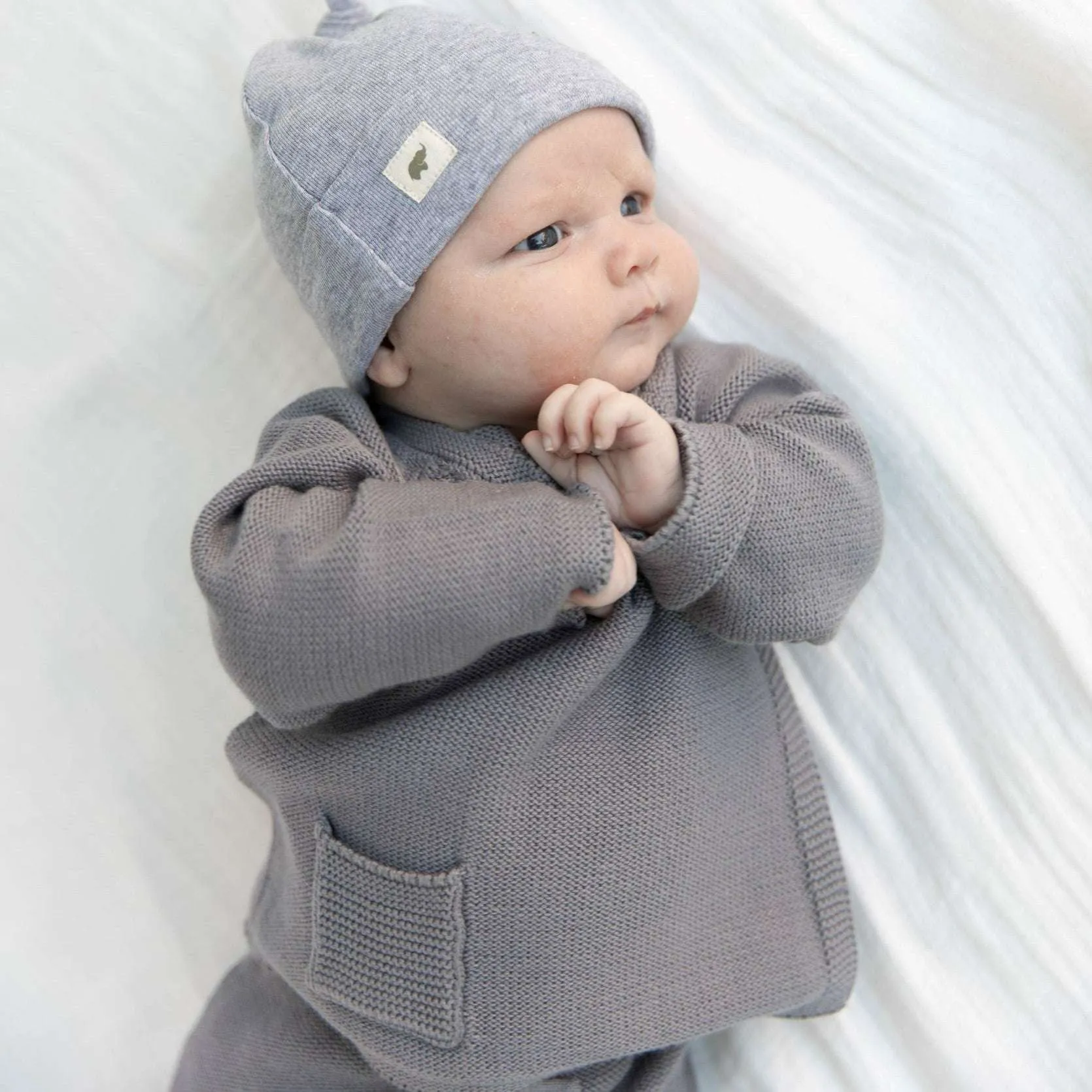 Little Darling Knit Top   Bottom_Grey