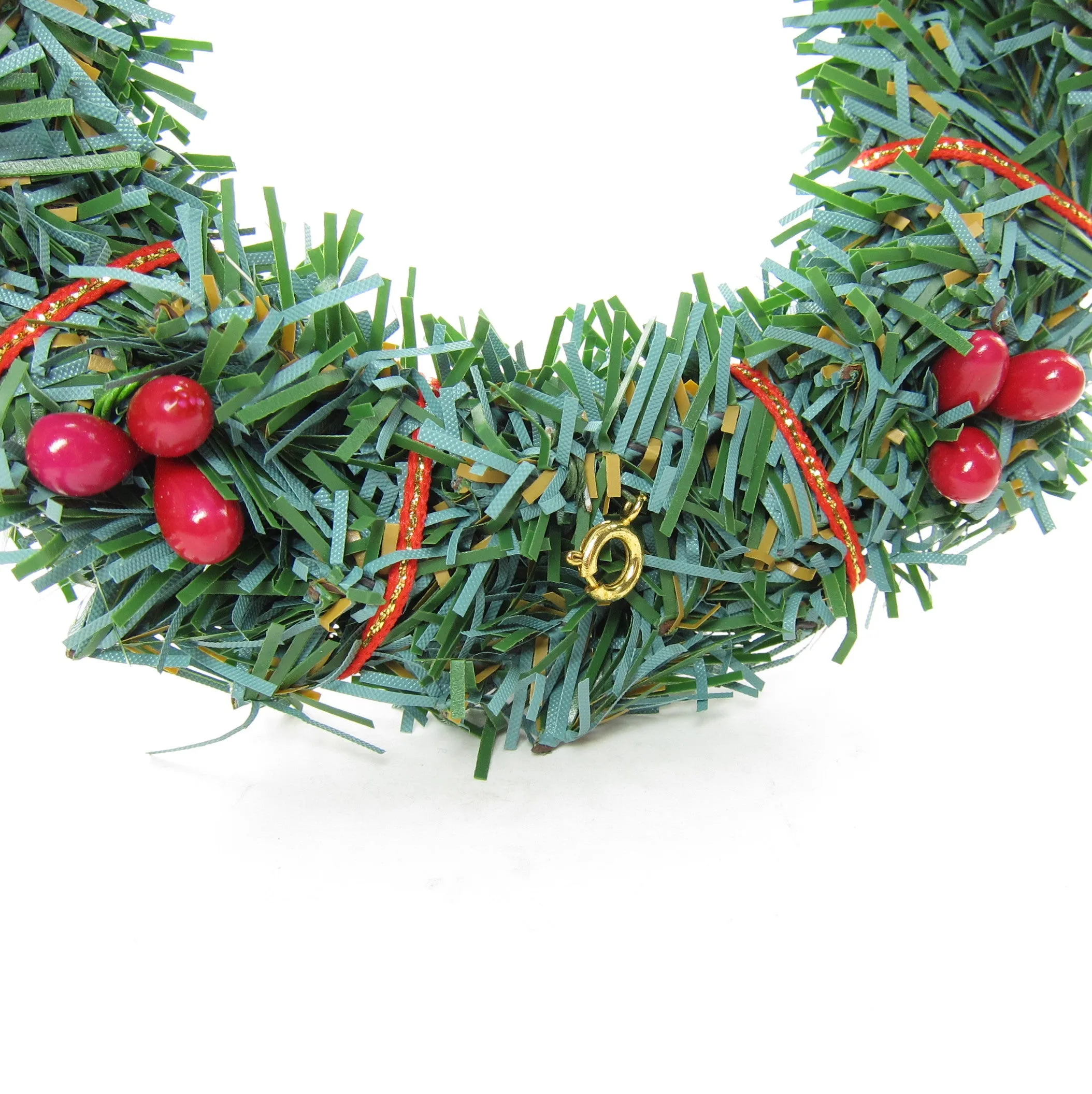 Little Frosty Friends Memory Wreath Vintage 1990 Hallmark Ornament Display