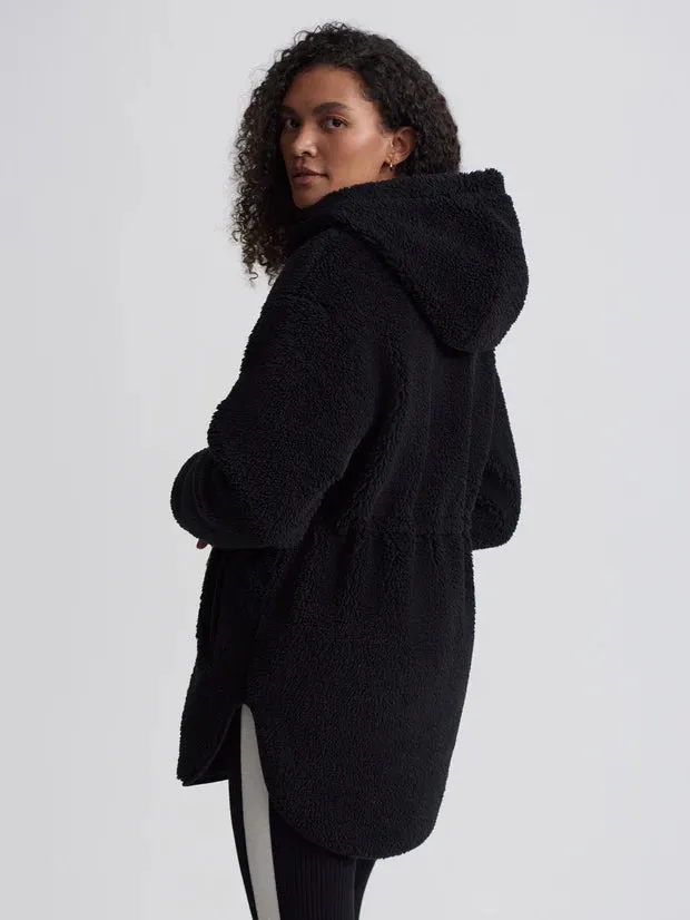 Lowens Black Sherpa Jacket