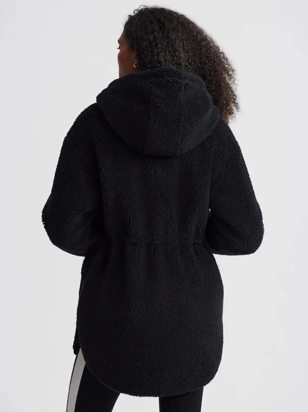 Lowens Black Sherpa Jacket
