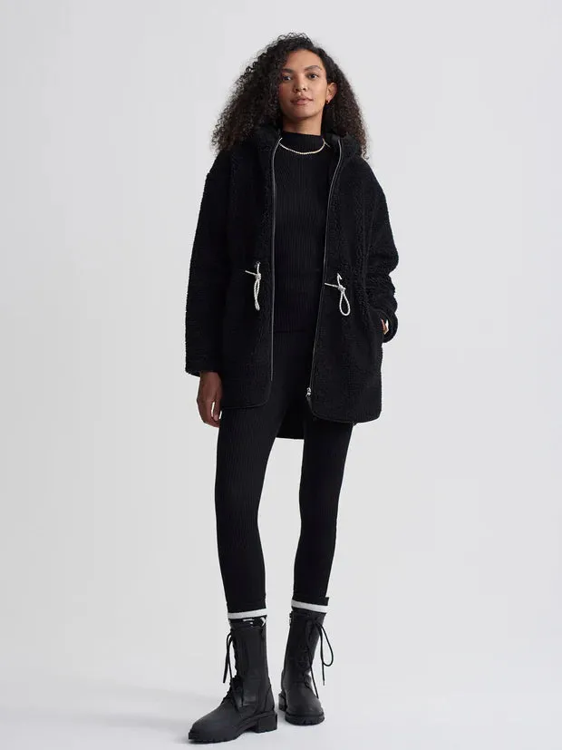 Lowens Black Sherpa Jacket