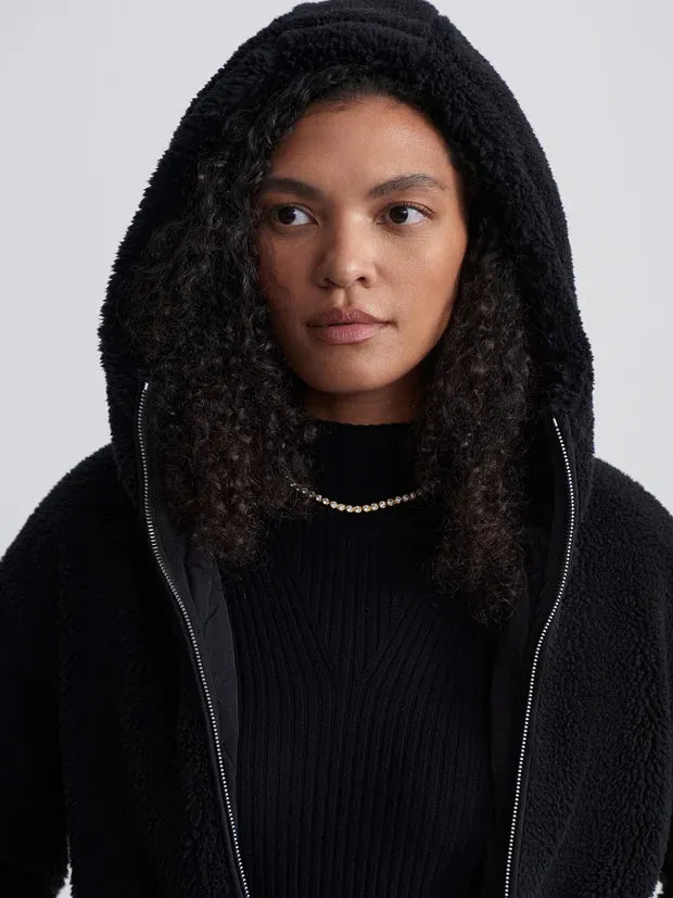 Lowens Black Sherpa Jacket