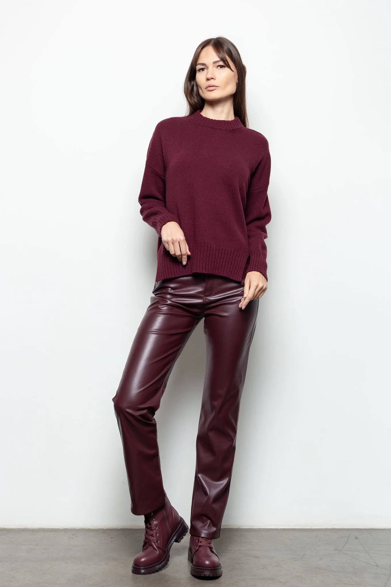 MARELLA - FAUX LEATHER PANT