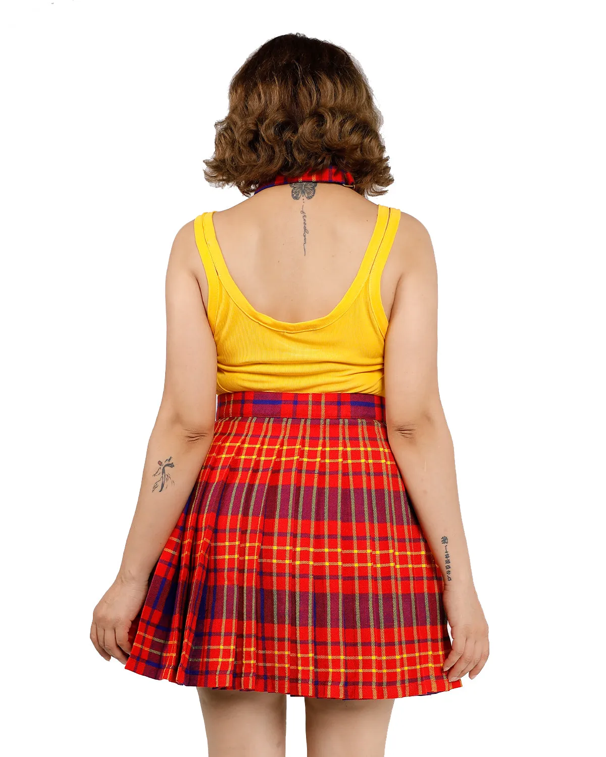 Match & Move Tartan Skirt