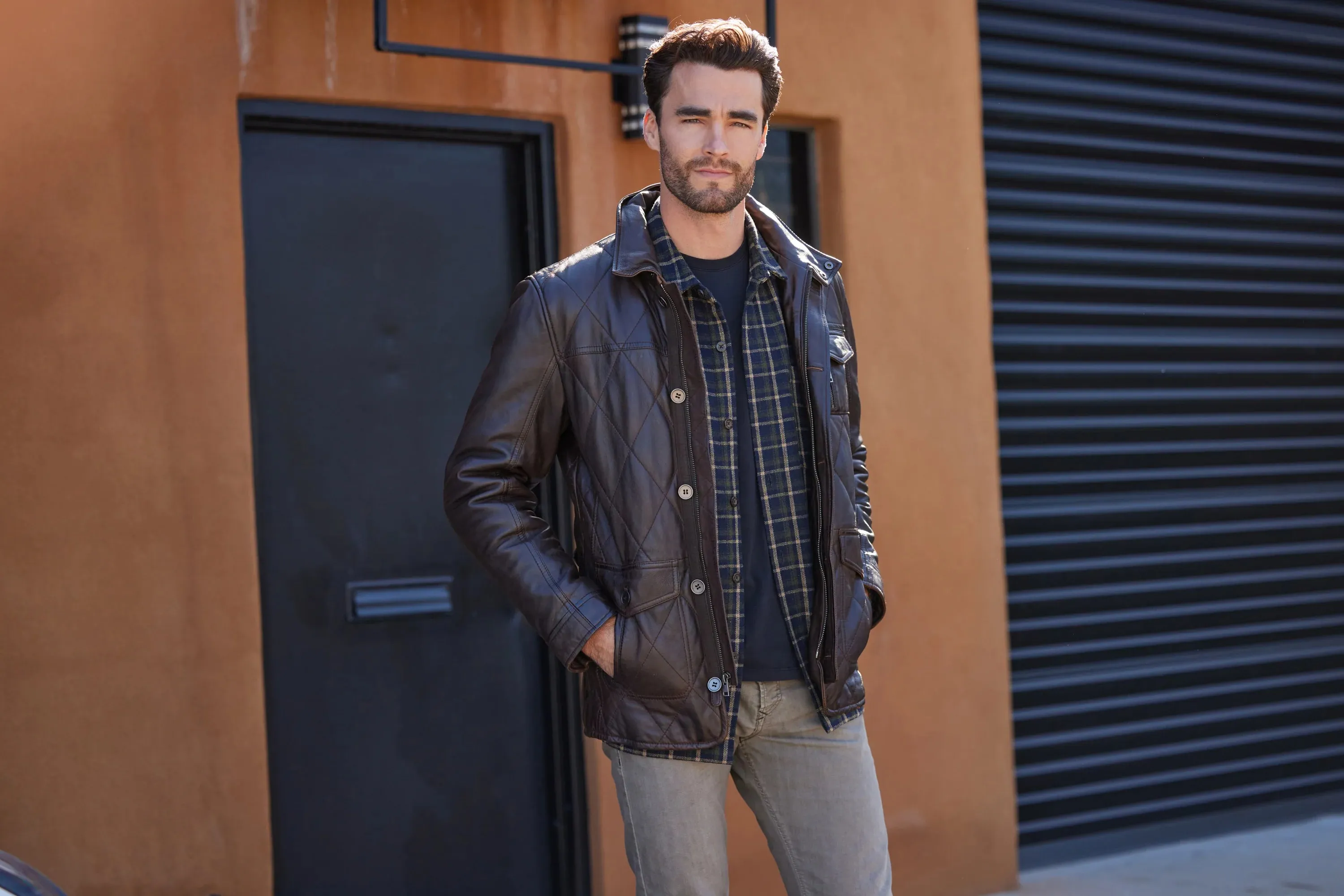 MAURITIUS - KALISDO CF LEATHER JACKET