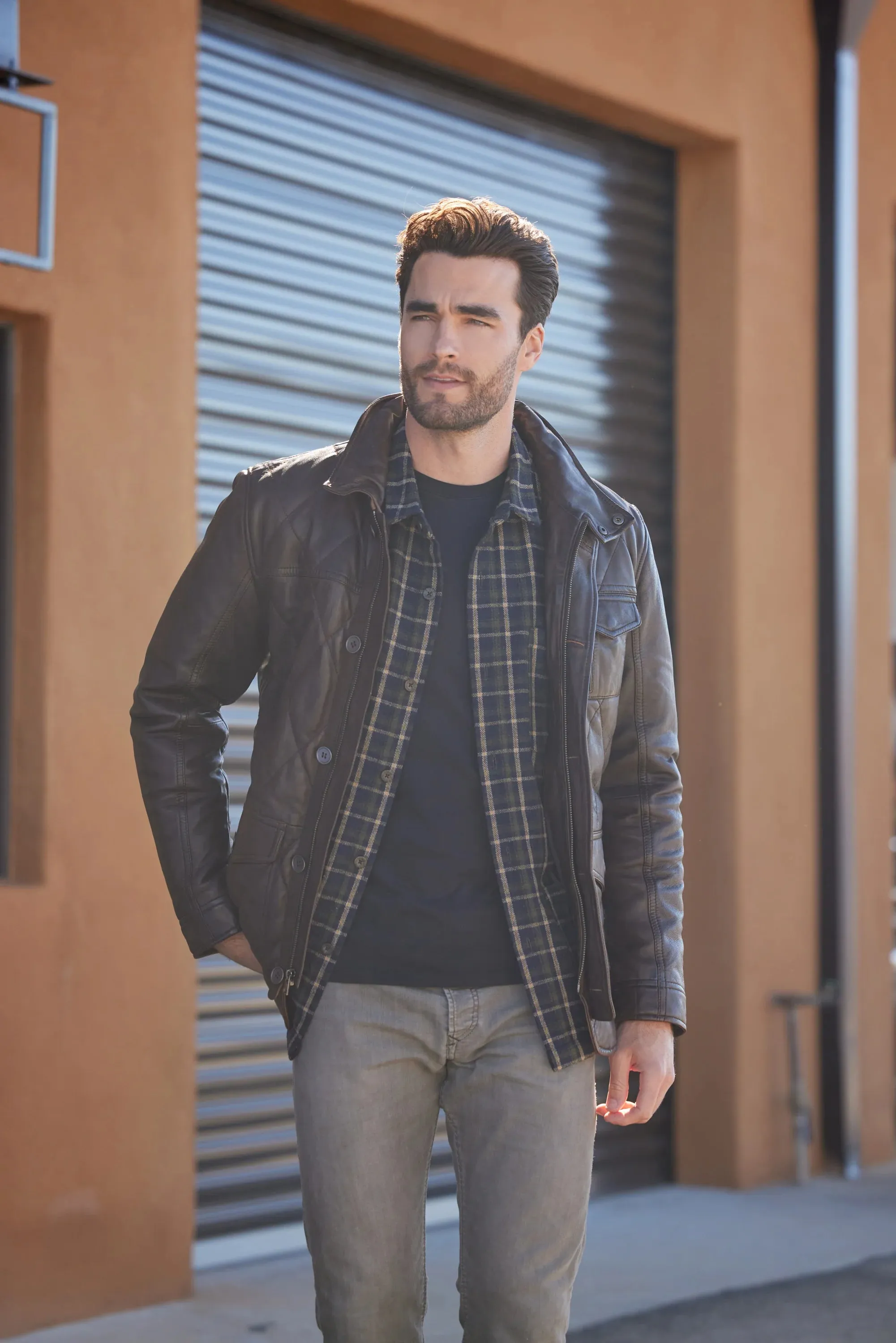 MAURITIUS - KALISDO CF LEATHER JACKET