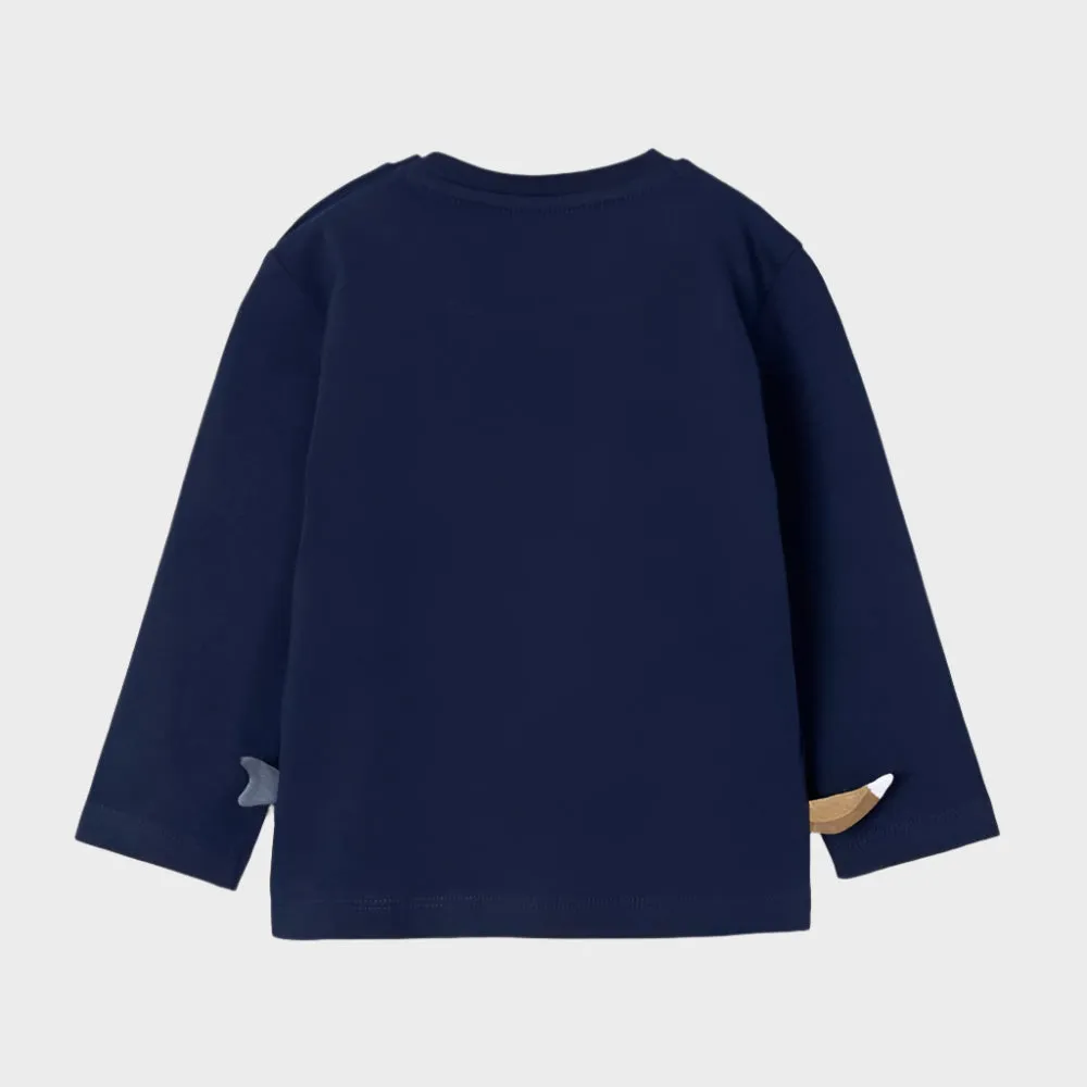 Mayoral Baby Boy Long Sleeve Arctic T-shirt - Noche