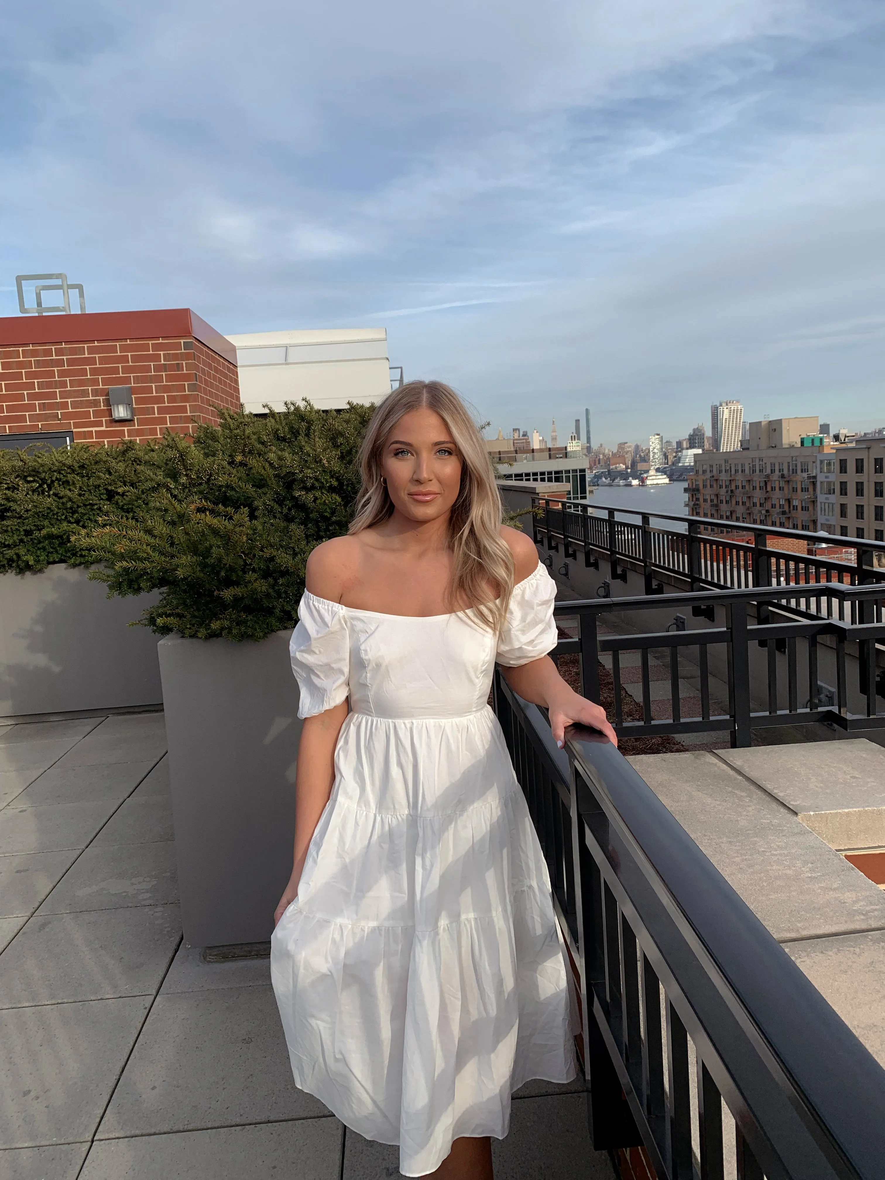 Mindy Puff Sleeve Midi Dress