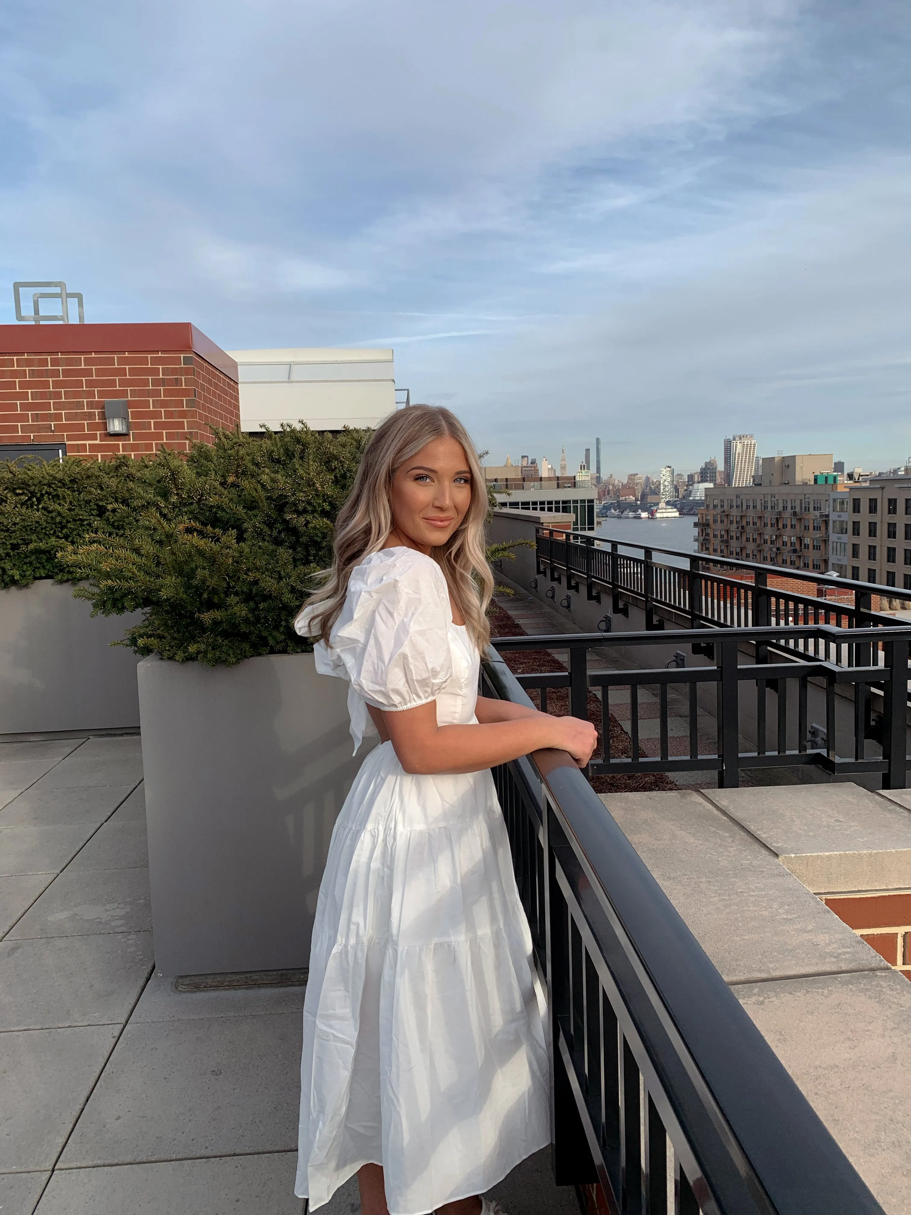 Mindy Puff Sleeve Midi Dress
