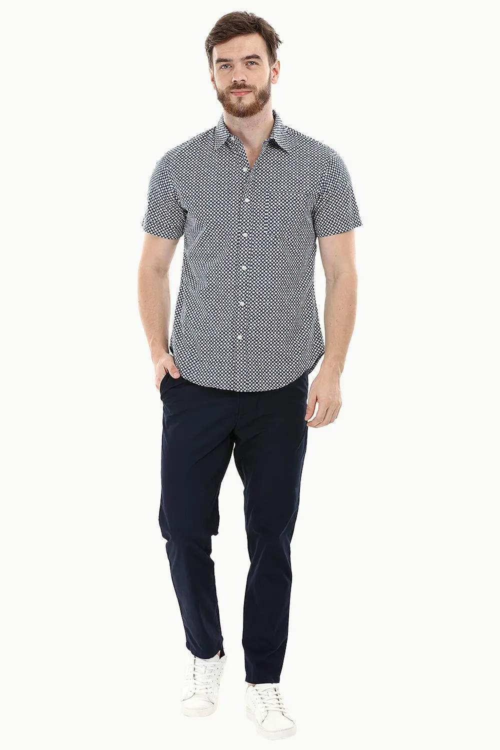 Mini Flower Print Miami Shirt