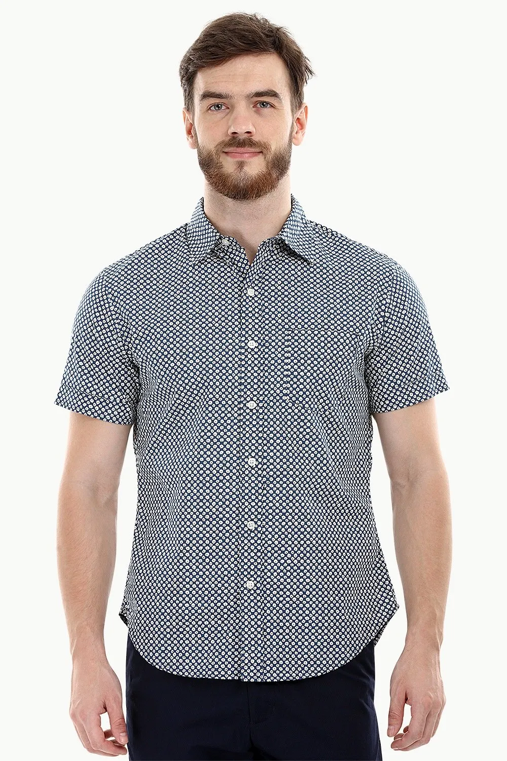 Mini Flower Print Miami Shirt