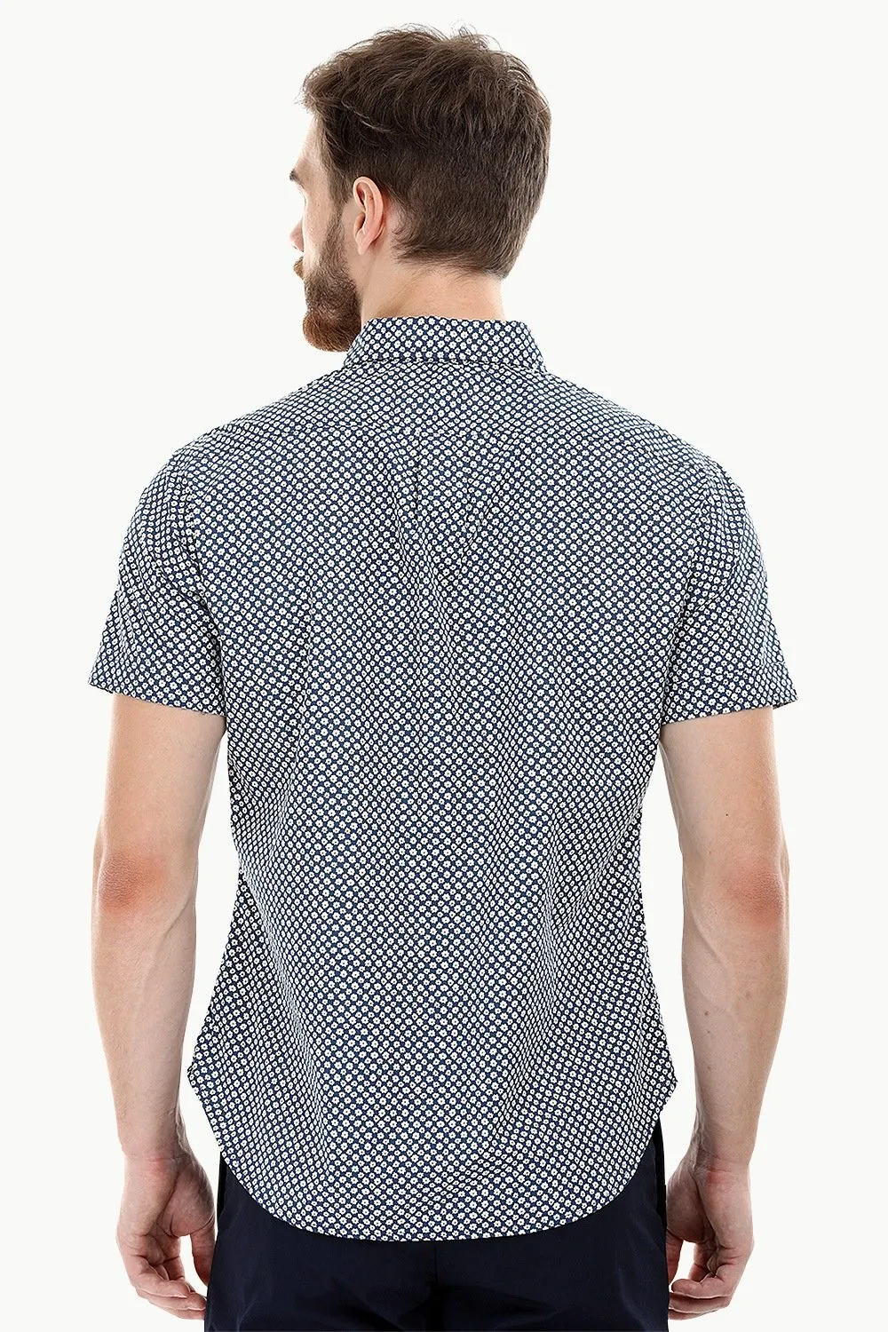 Mini Flower Print Miami Shirt