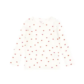 MINI HEARTS SHIRT GOTS
