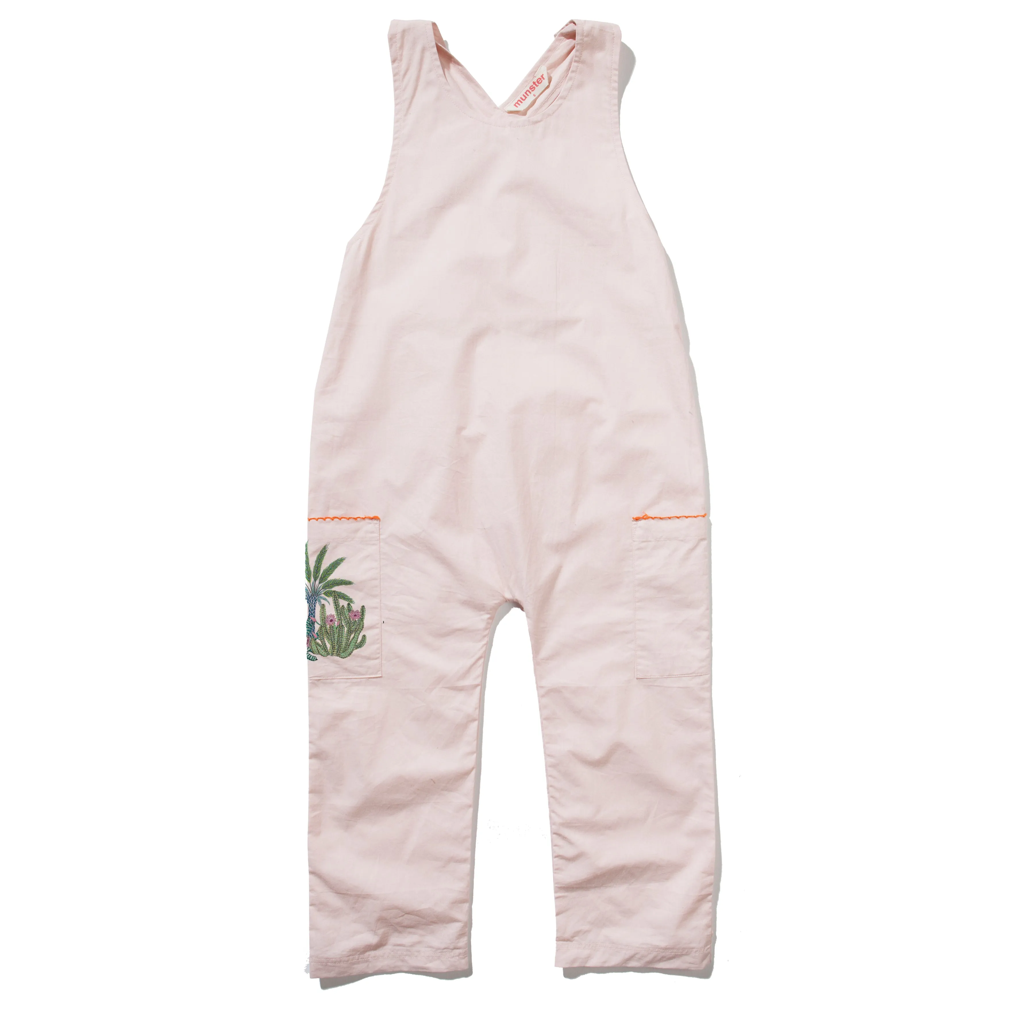 Missie Munster Cacti Linen Jumpsuit - Dusty Rose