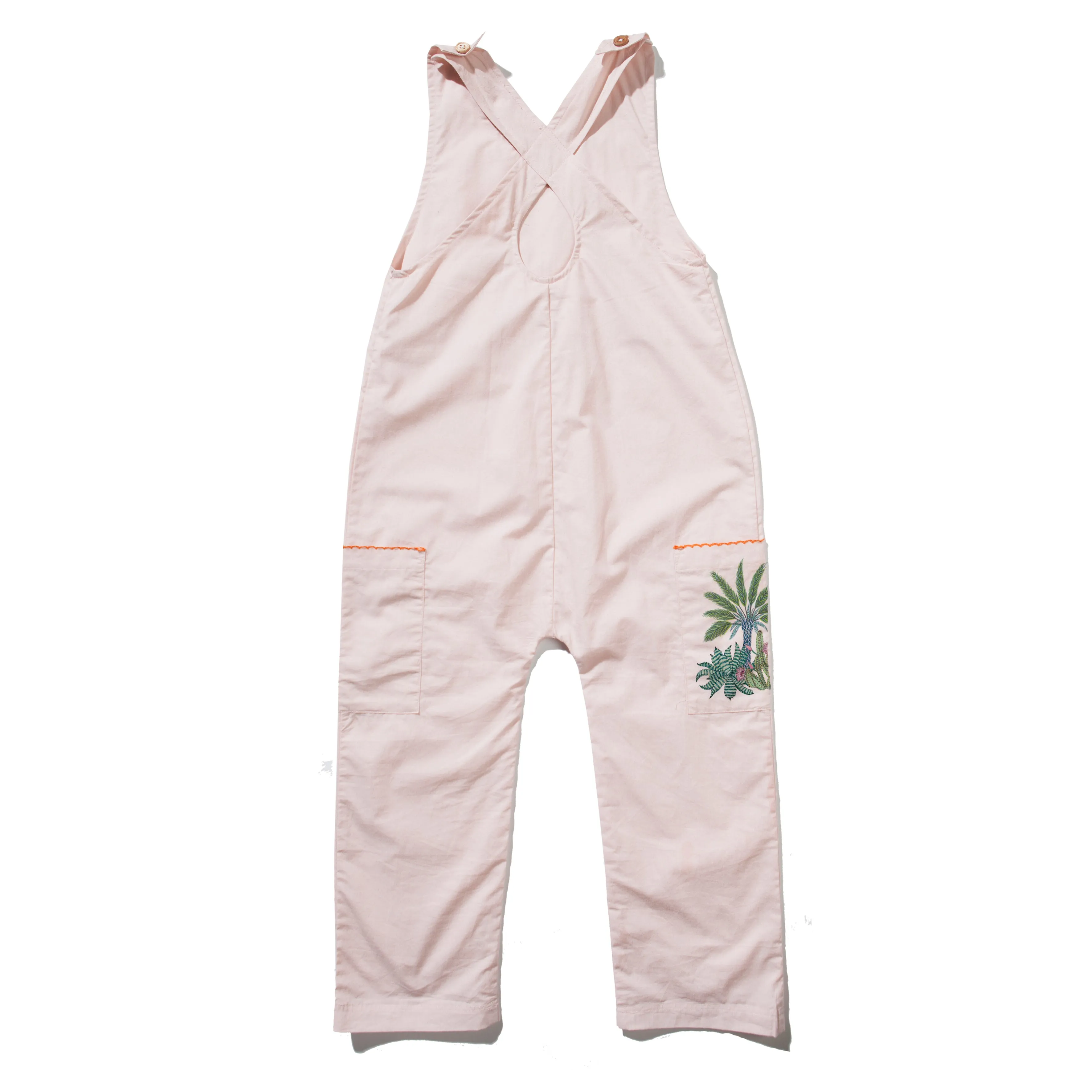 Missie Munster Cacti Linen Jumpsuit - Dusty Rose