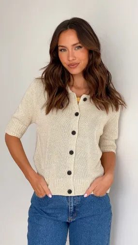 Nadine Knit Top - Natural