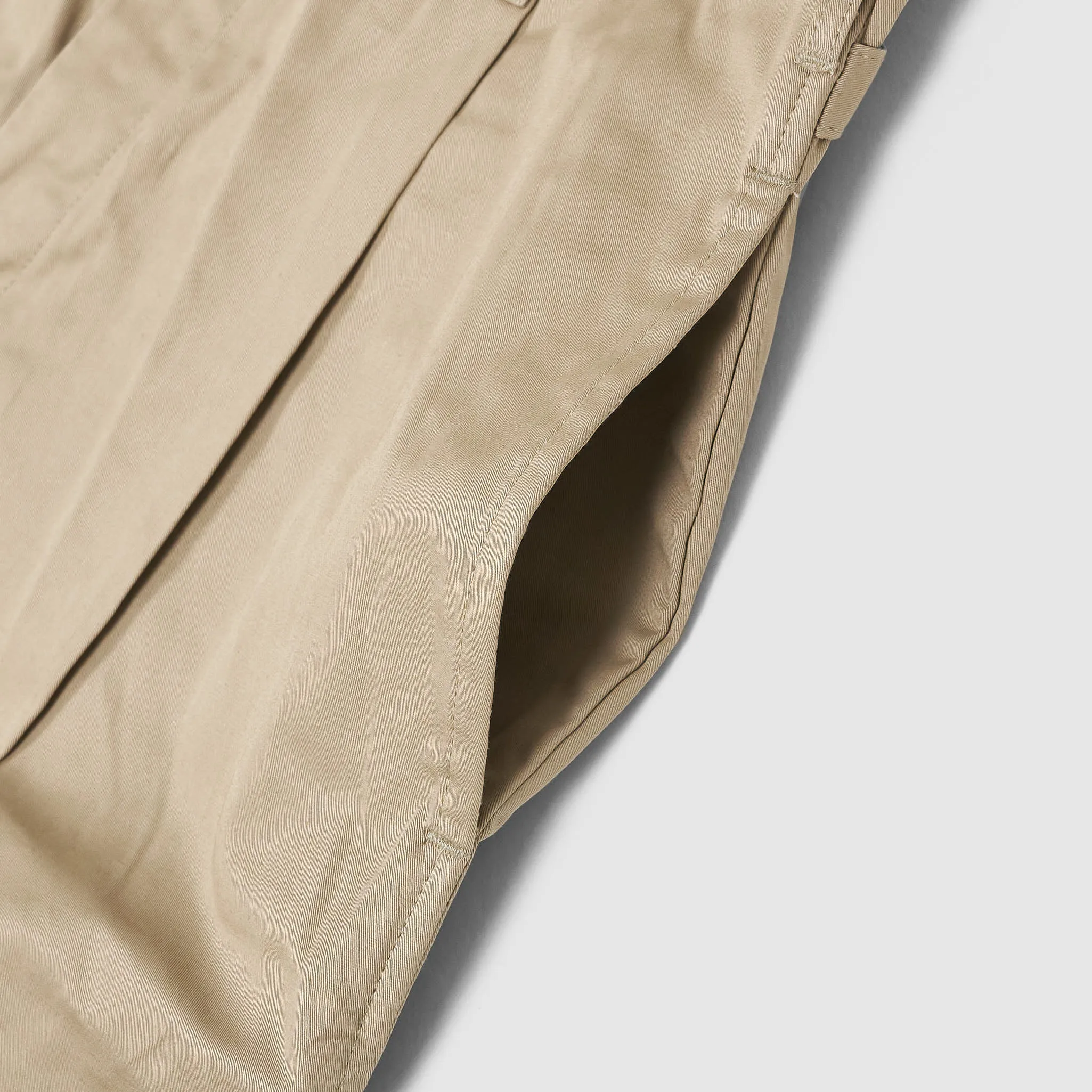 Neighborhood SMG Pleated Bermuda Shorts With Embroidered Pockets