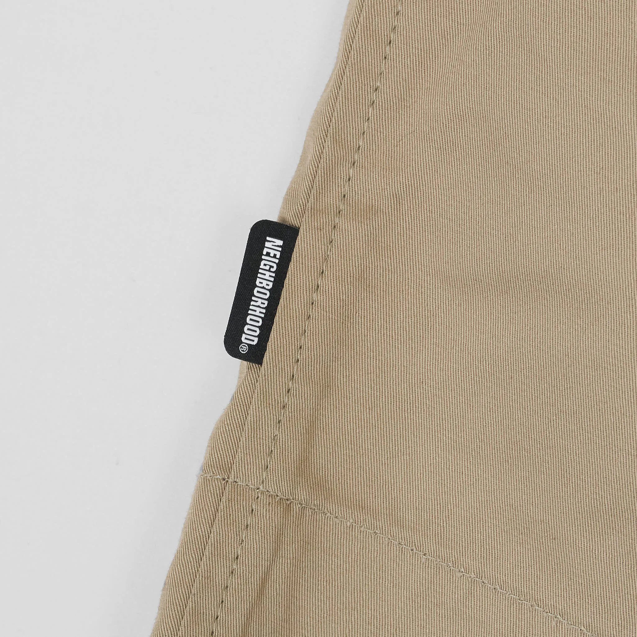 Neighborhood SMG Pleated Bermuda Shorts With Embroidered Pockets