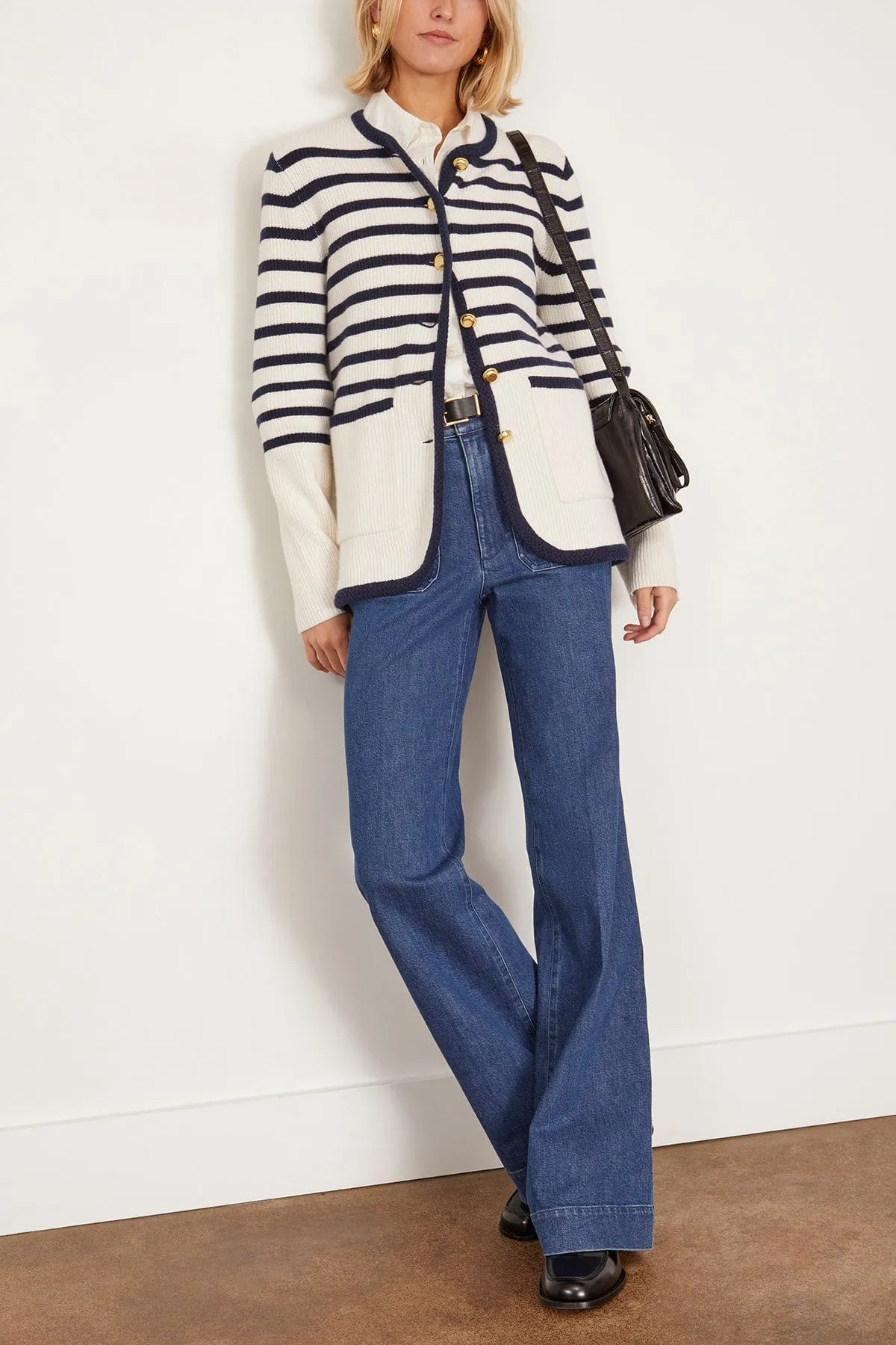Nicole Pant in Classic Indigo Blue