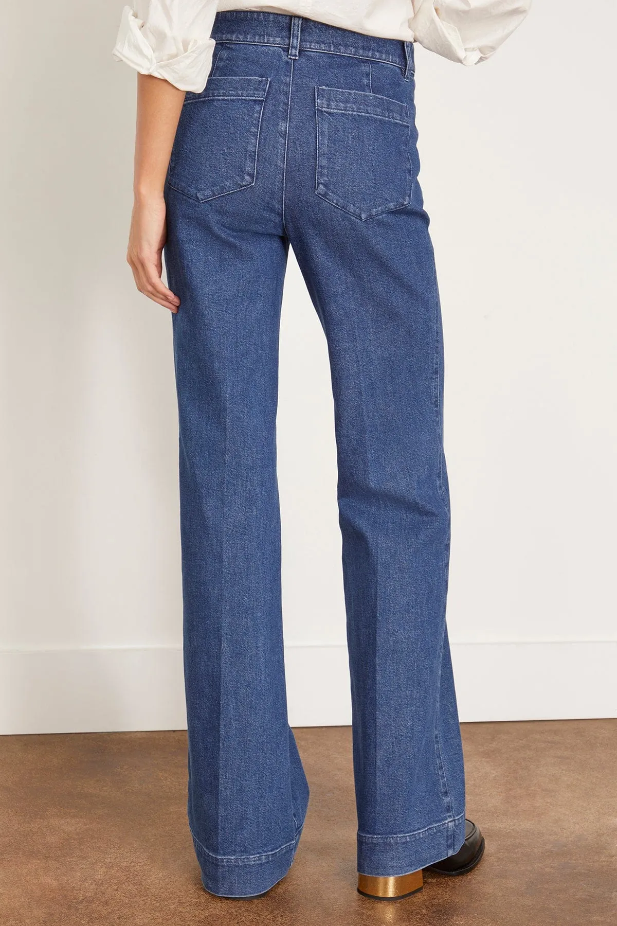 Nicole Pant in Classic Indigo Blue