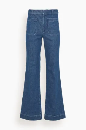 Nicole Pant in Classic Indigo Blue
