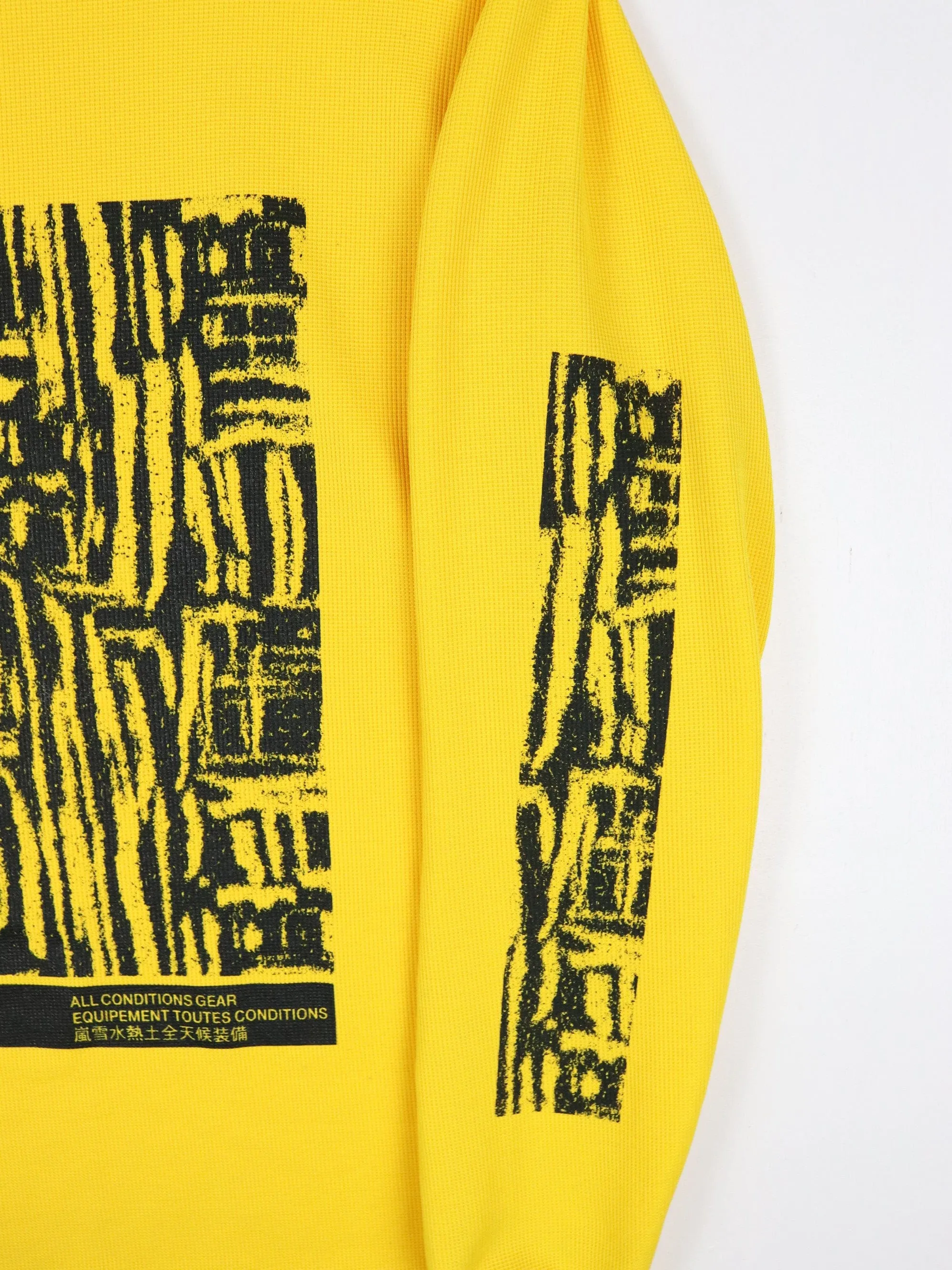 Nike ACG T Shirt Mens Small Yellow Thermal Outdoors