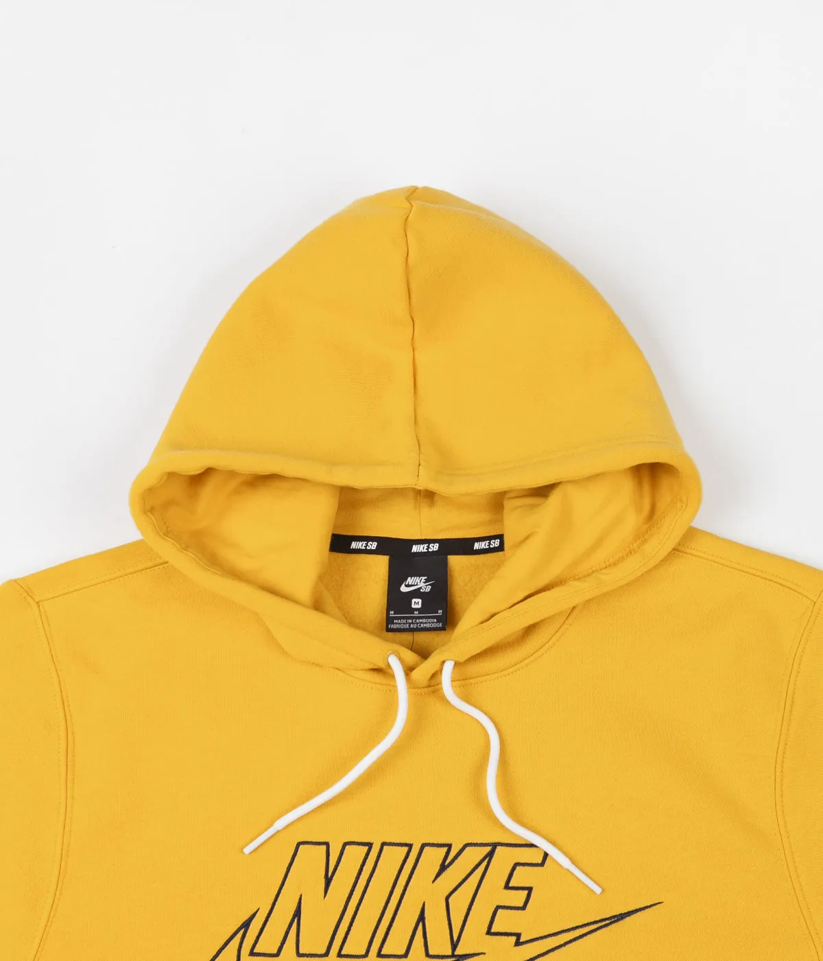 Nike SB Embroidery Hoodie - Dark Sulfur / Obsidian