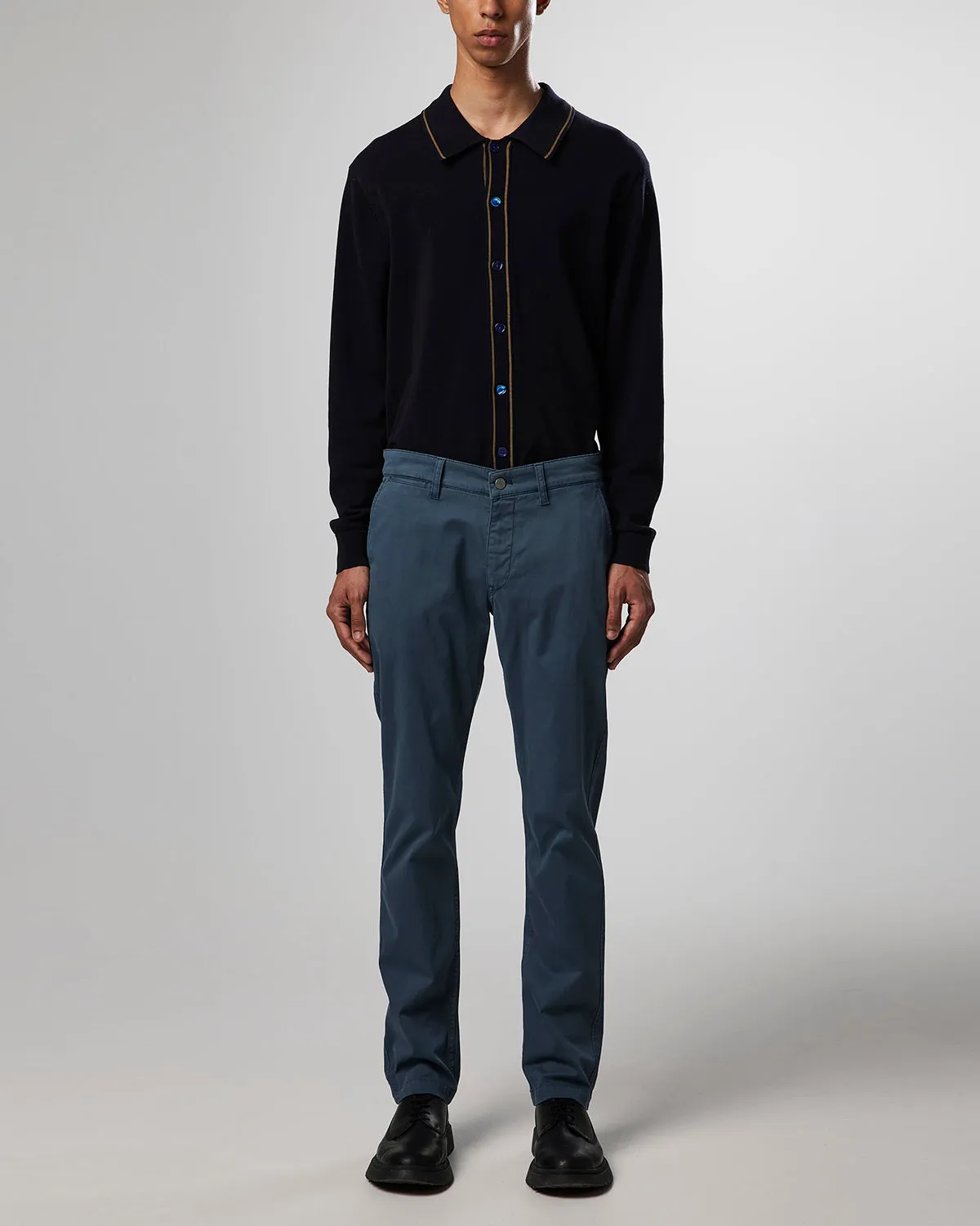 NN07 Marco 1400 Classic Chino in Sea Blue