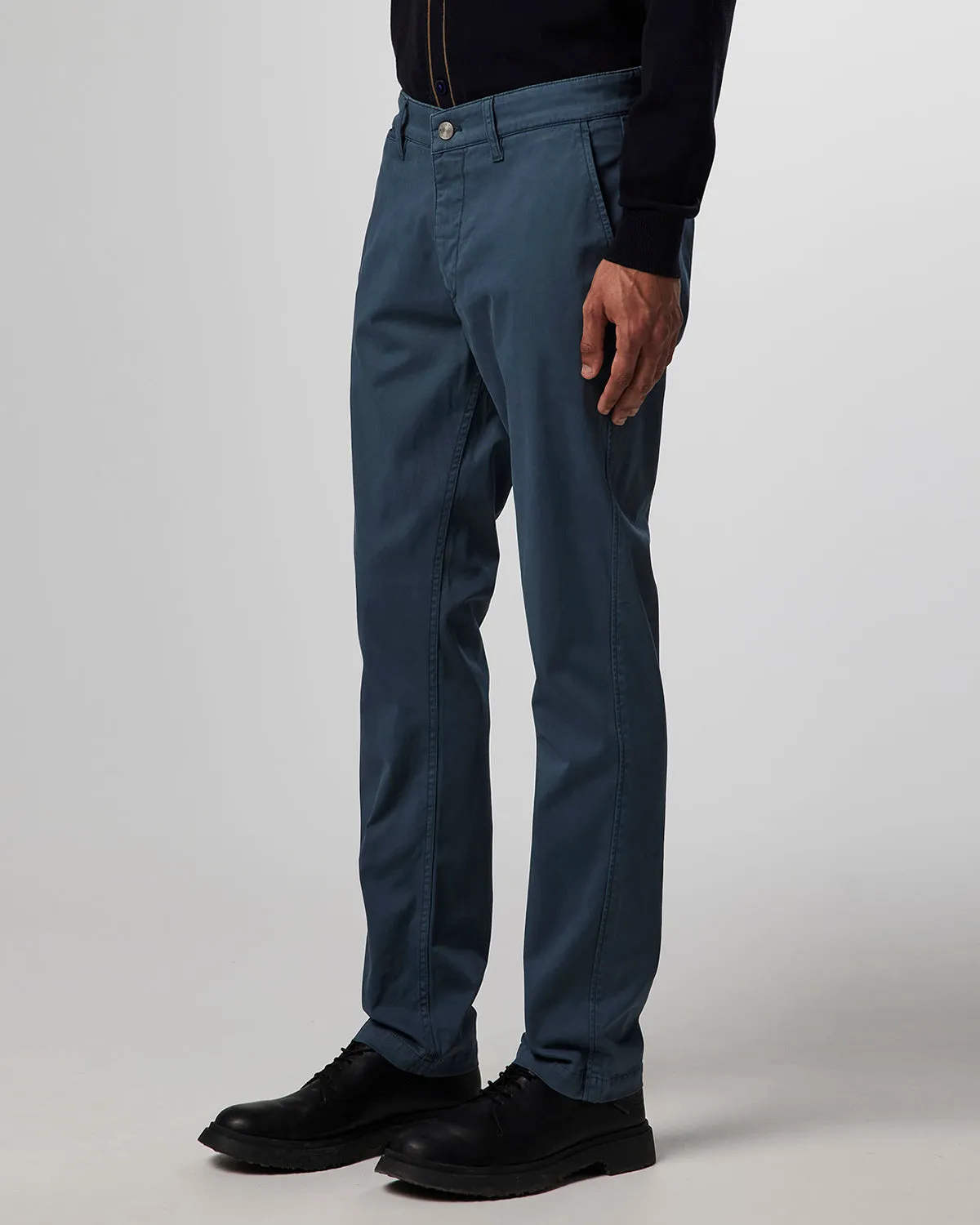 NN07 Marco 1400 Classic Chino in Sea Blue