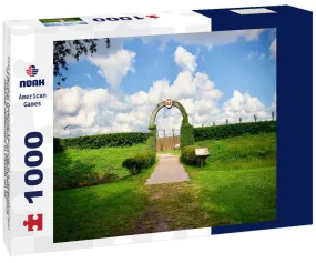 Noah Jigsaw Puzzle Fort Caroline National Memorial is a reconstruction of Fort de la Caroline, an attempted French colonial settlement in Florida on St. Johns River. Entrance arch 1000 pieces