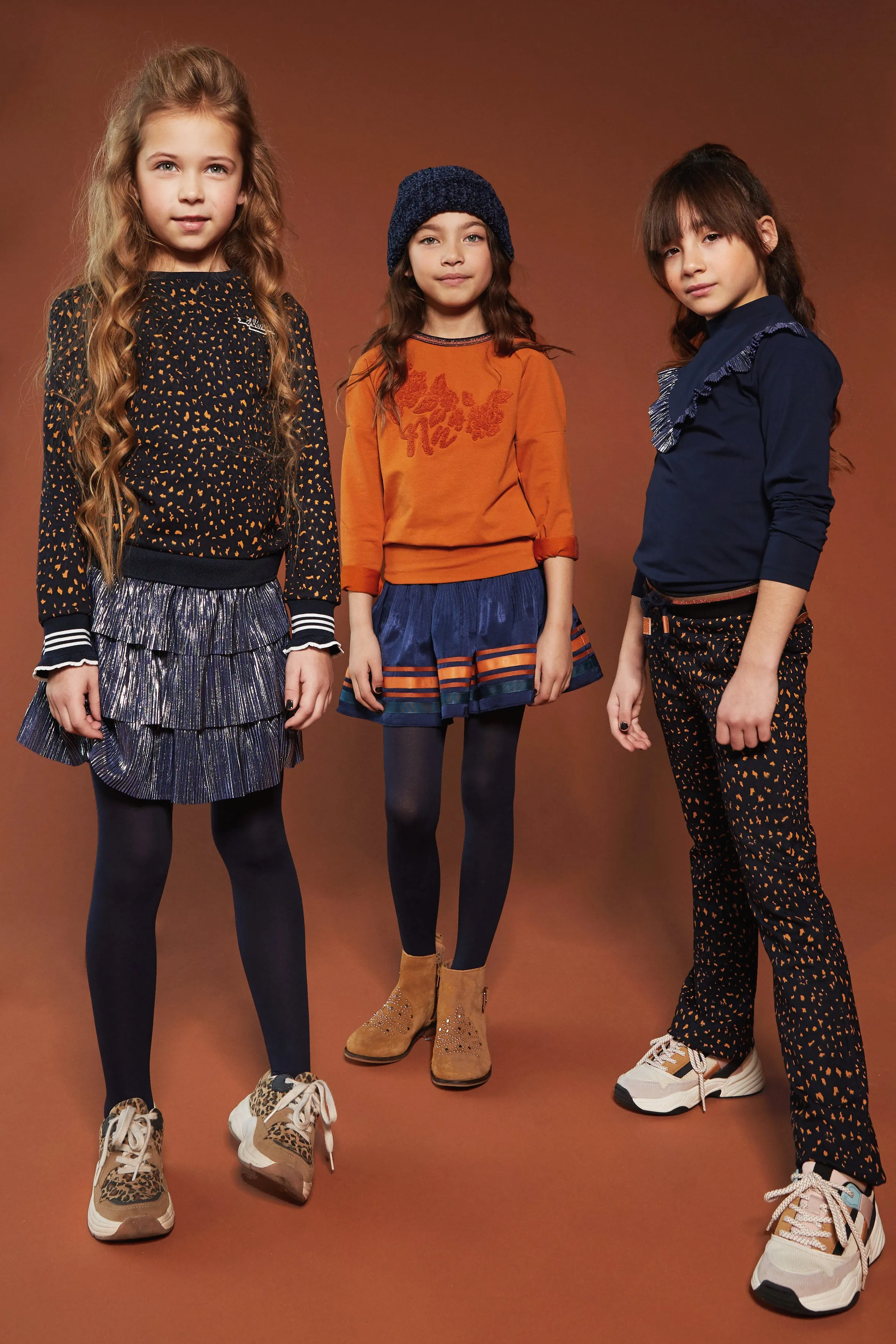 NoNo Sahara flared pants AOP