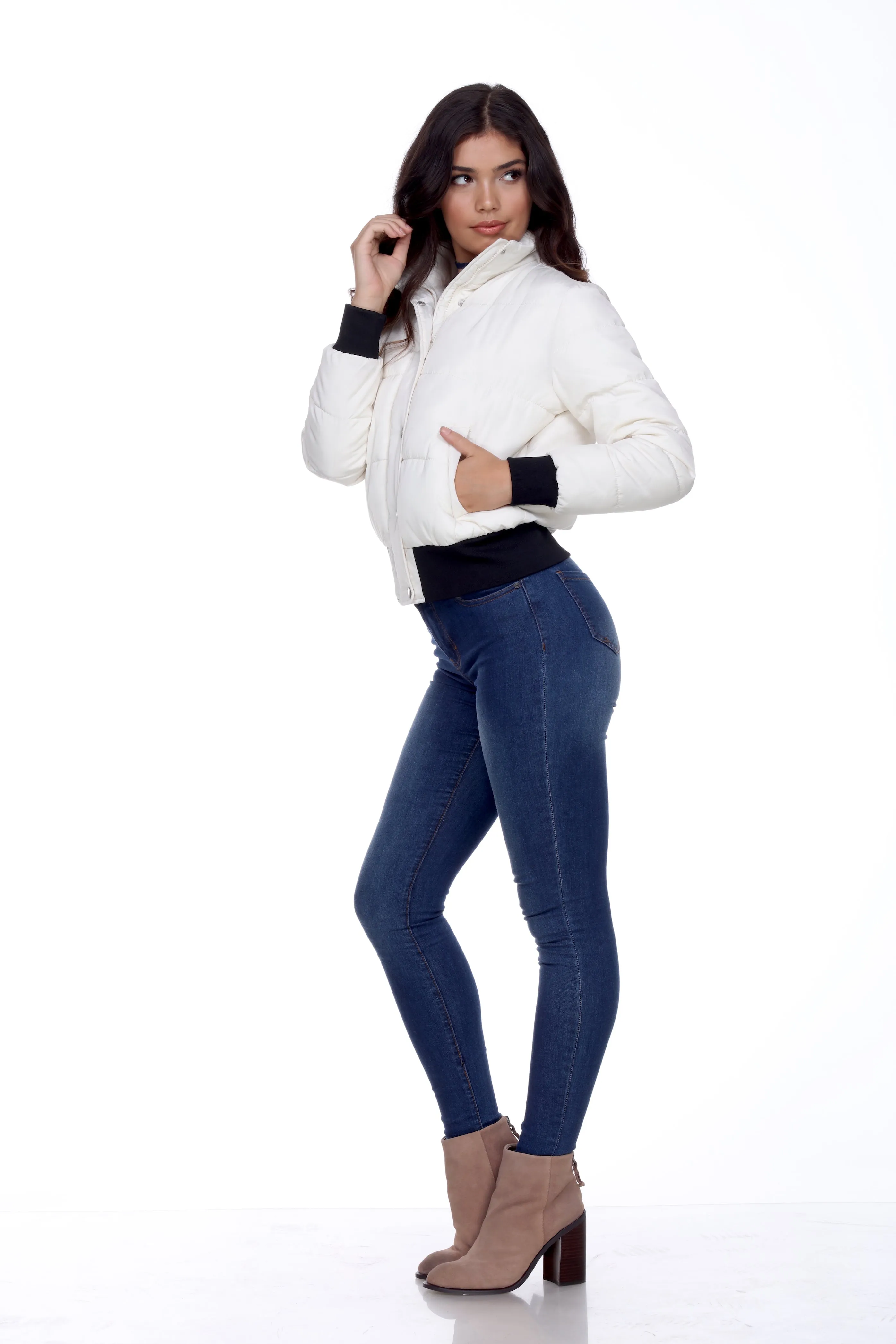 NYJK82 Nylon Puffer Jacket