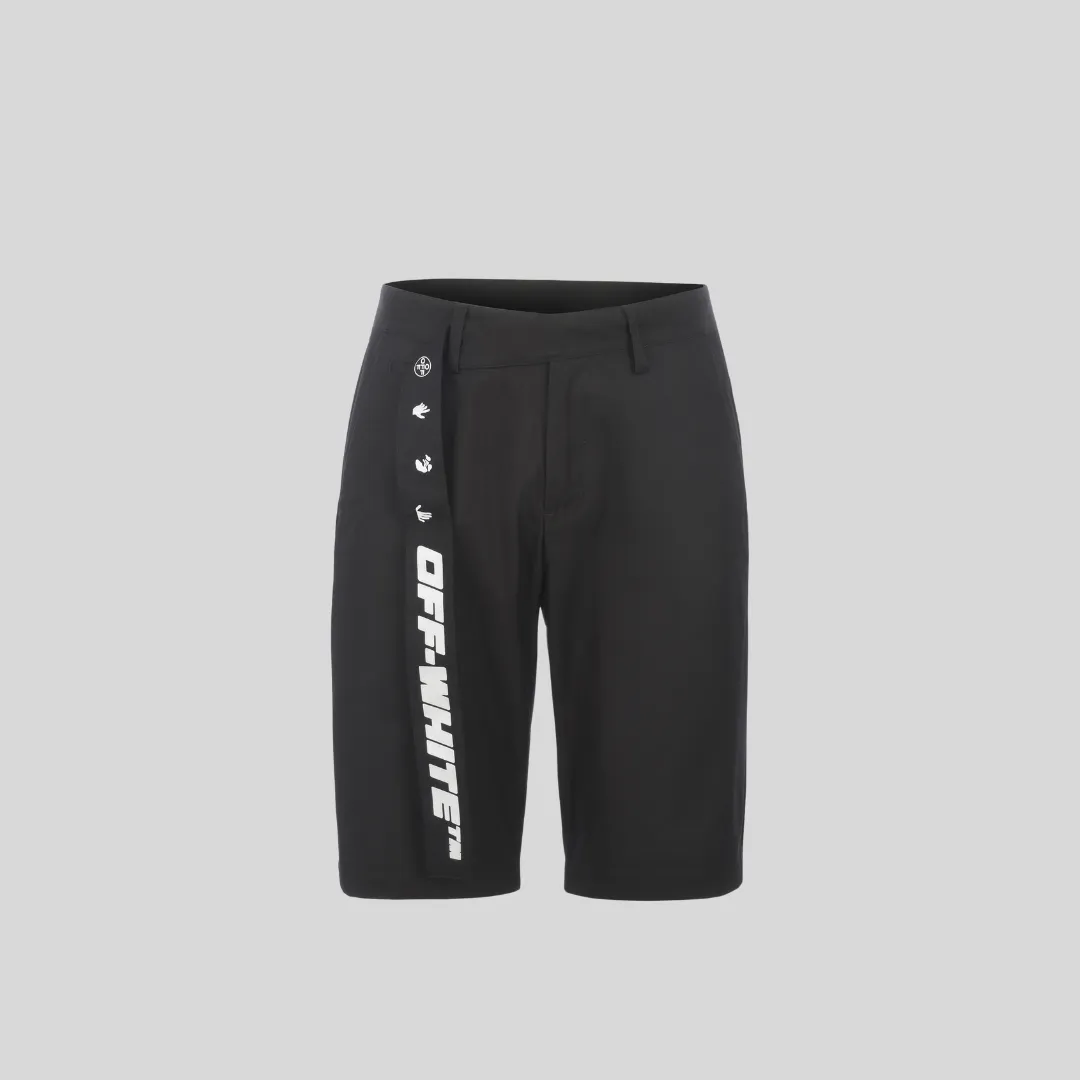 Off-White Black Industrial Chino Shorts