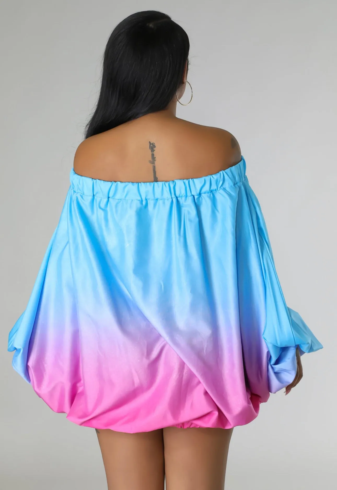 Ombré Balloon Dress
