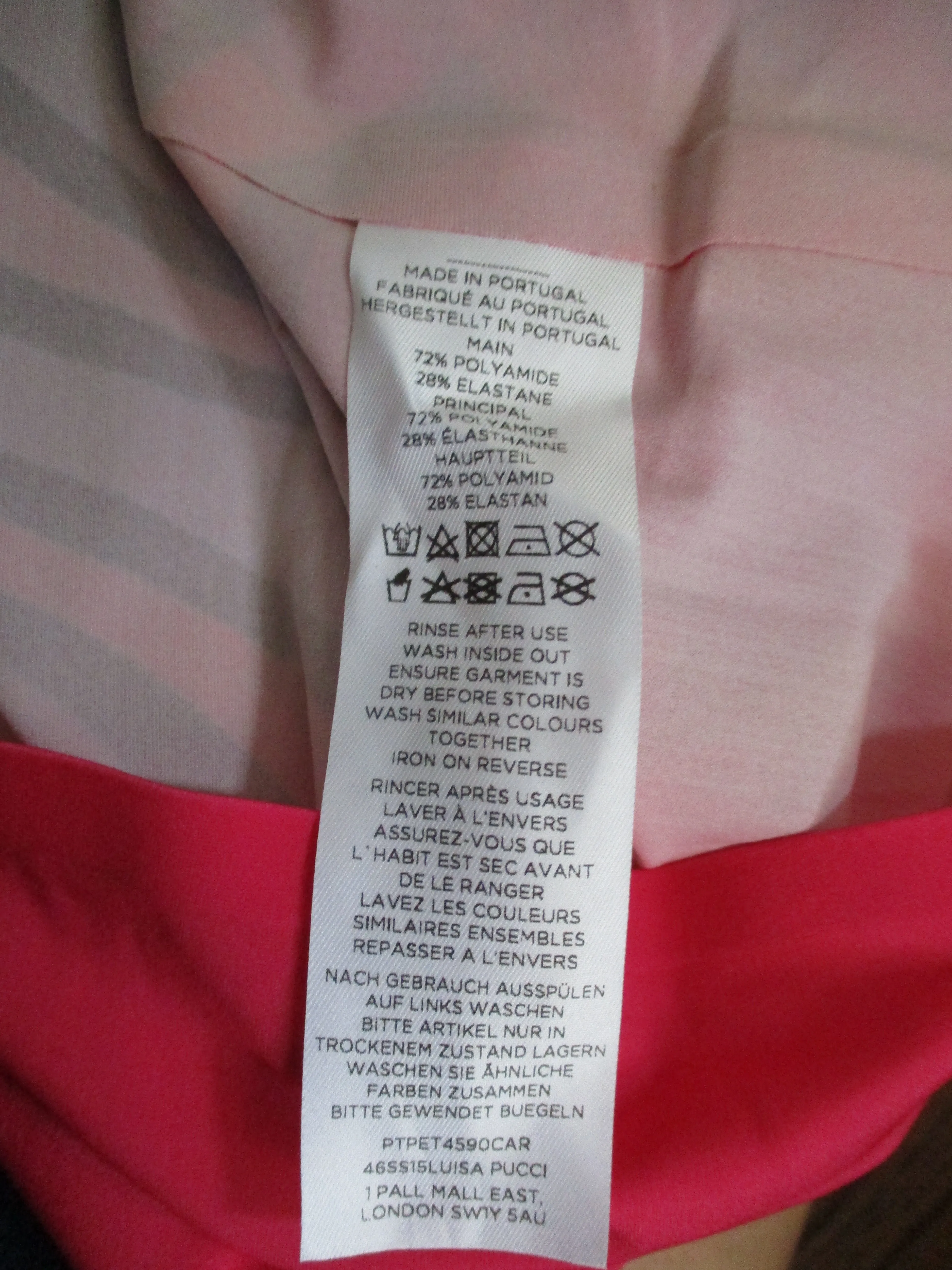 ORLEBAR BROWN   EMILIO PUCCI  GRAPHIC TOP SHIRT S Purple Pink