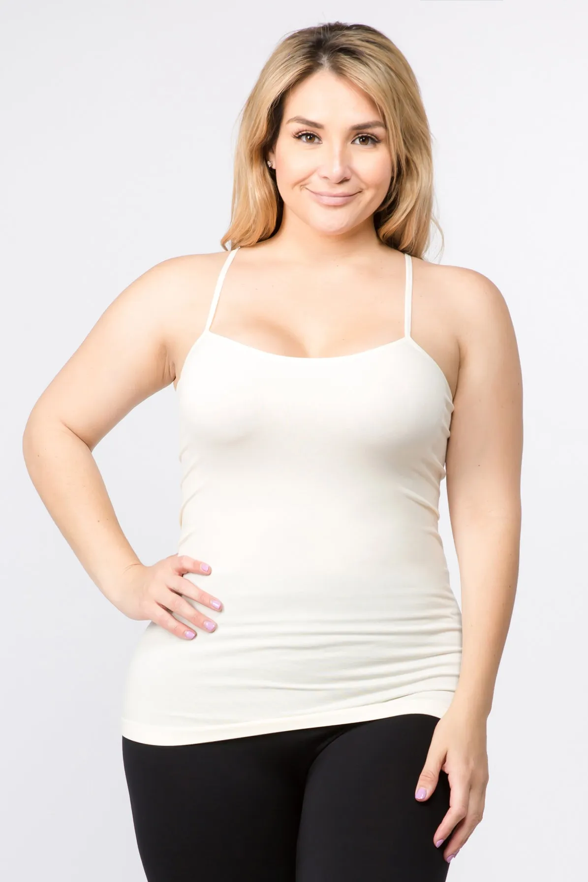Plus Size Seamless Cami Tank Top