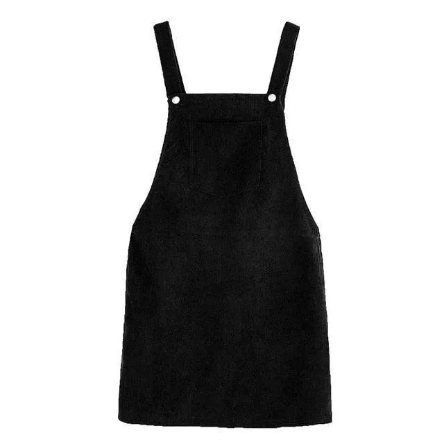 Pocket Retro Corduroy Dress
