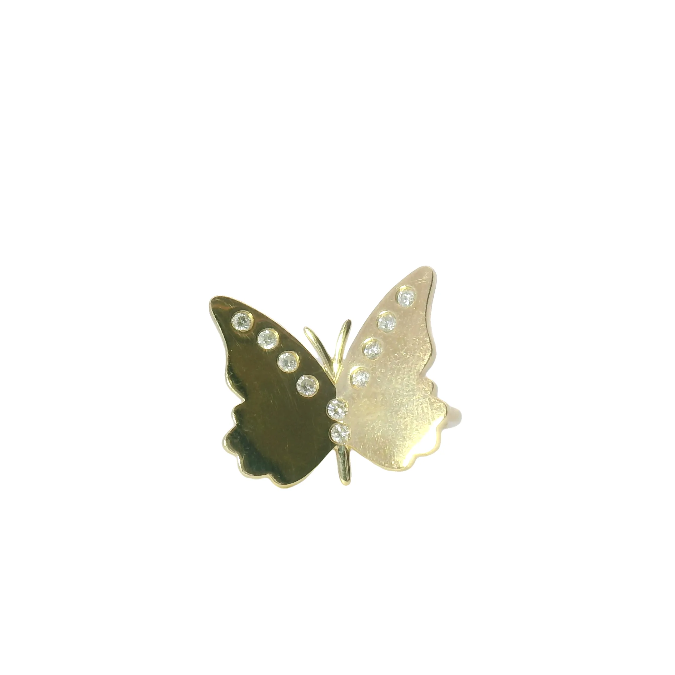 Polished Butterfly Fashion Ring