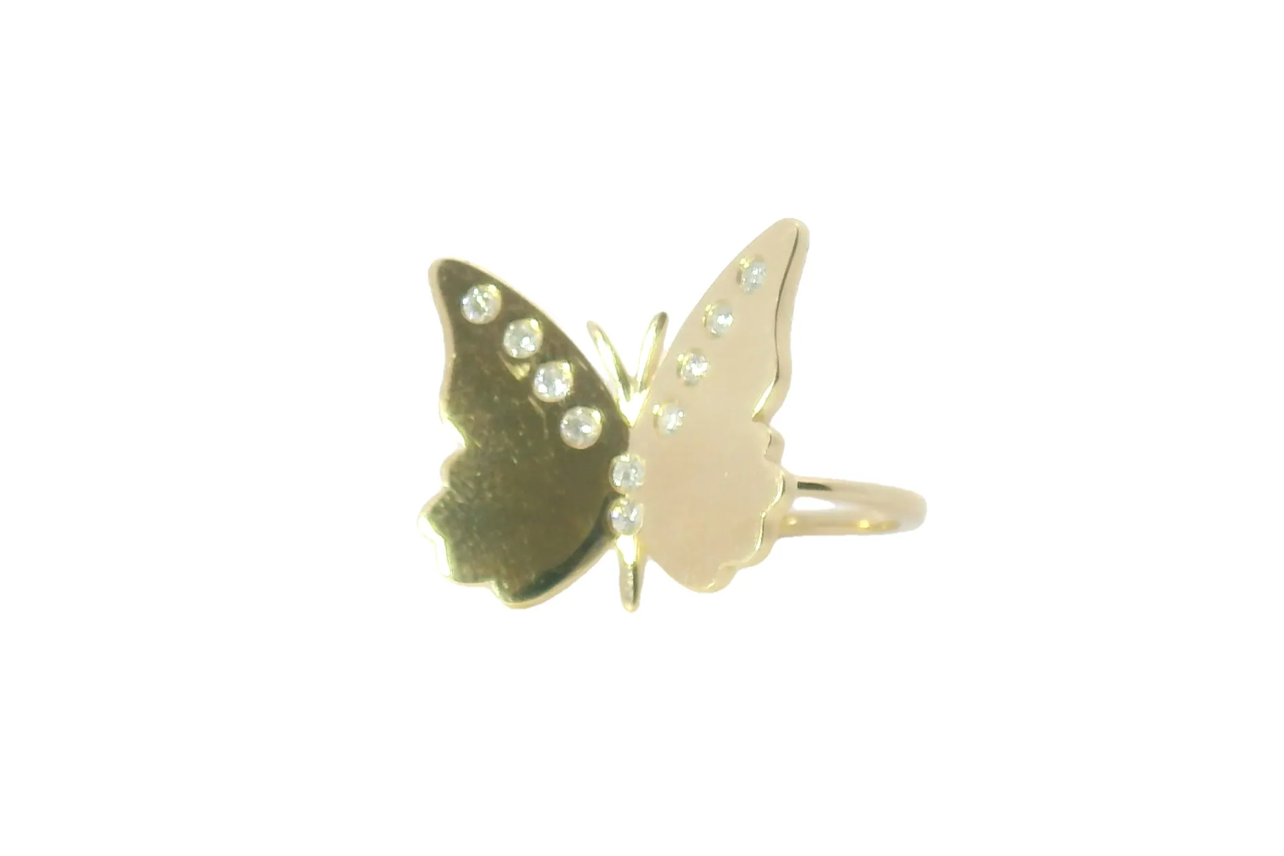 Polished Butterfly Fashion Ring