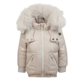 Pramie Little Boys Light Beige Coat