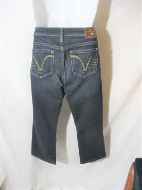 PRVCY PREMIUM JEANS USA Straight Leg Denim Dungarees PANTS BLUE 32
