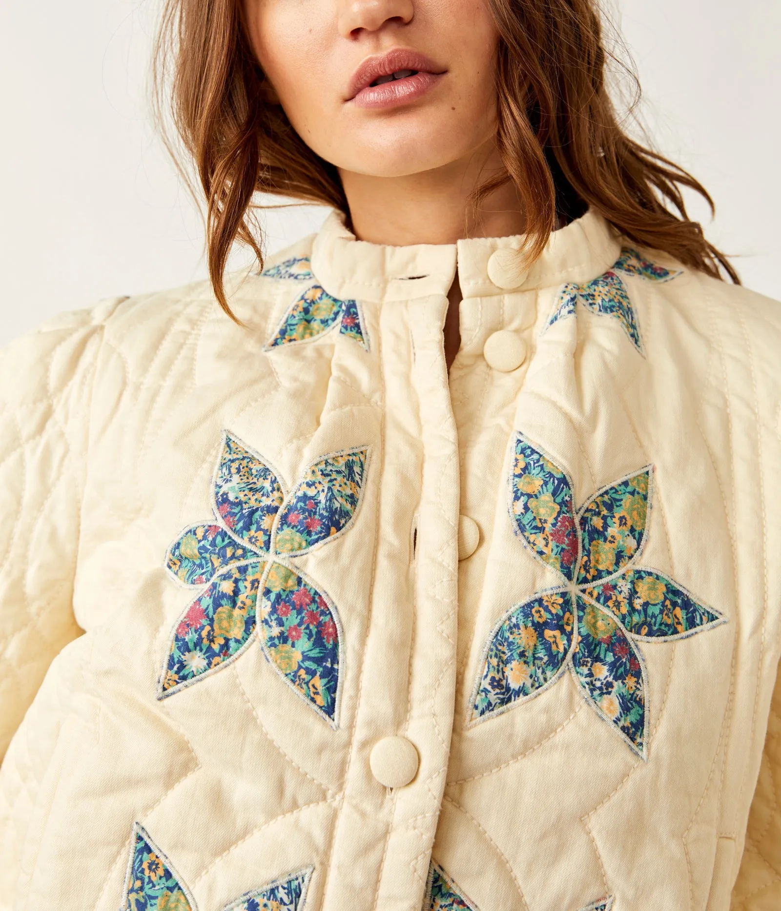 Quinn Quilted Jacket Prin