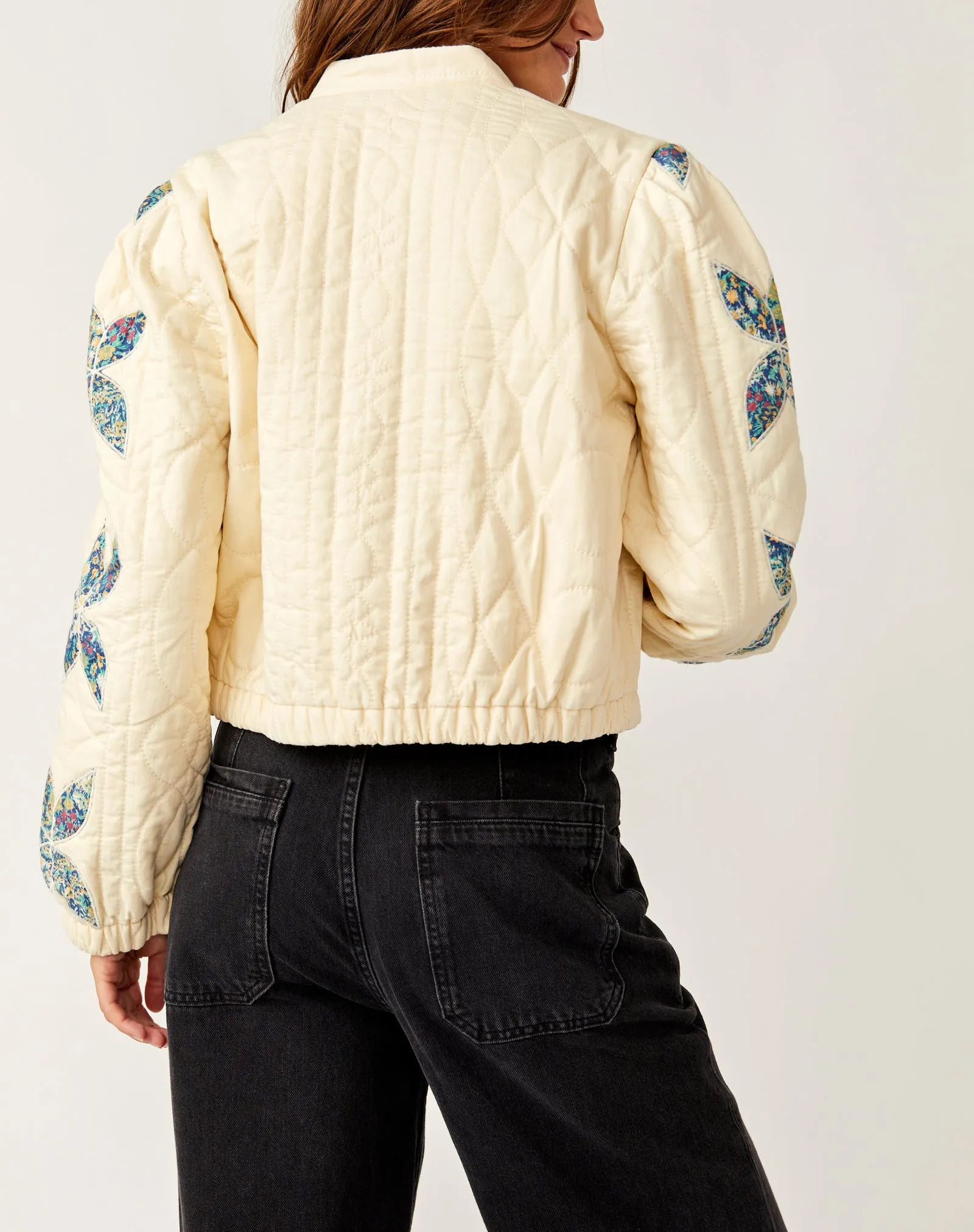 Quinn Quilted Jacket Prin