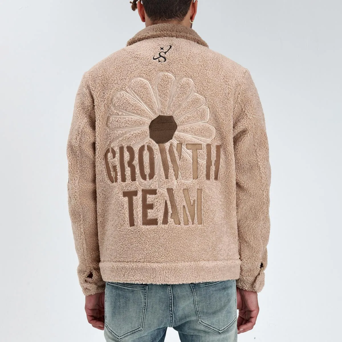 "Growth" Sherpa Jacket - Sand