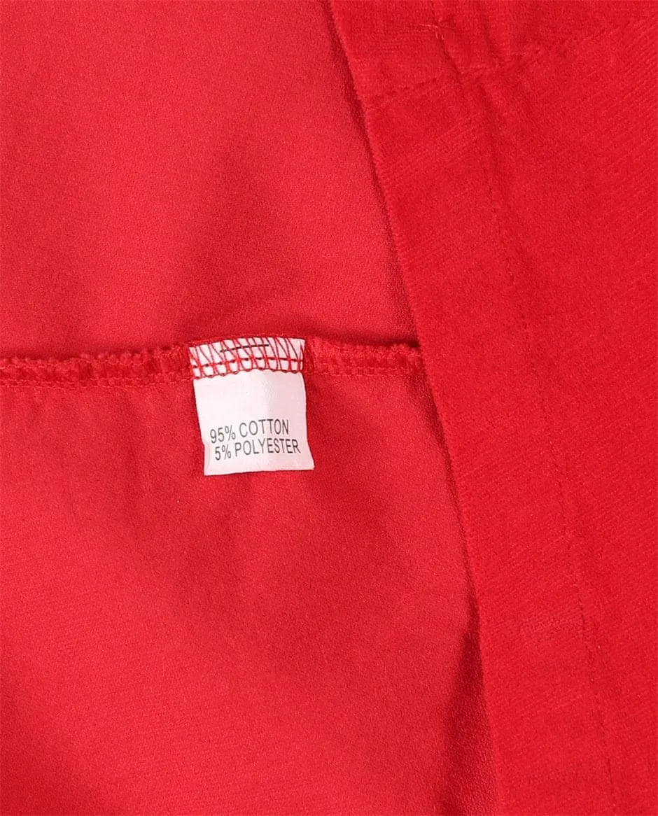 Red Velvet Vintage Style Dress