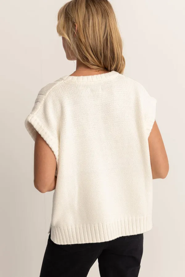 Rhythm Finley Cable Knit Vest