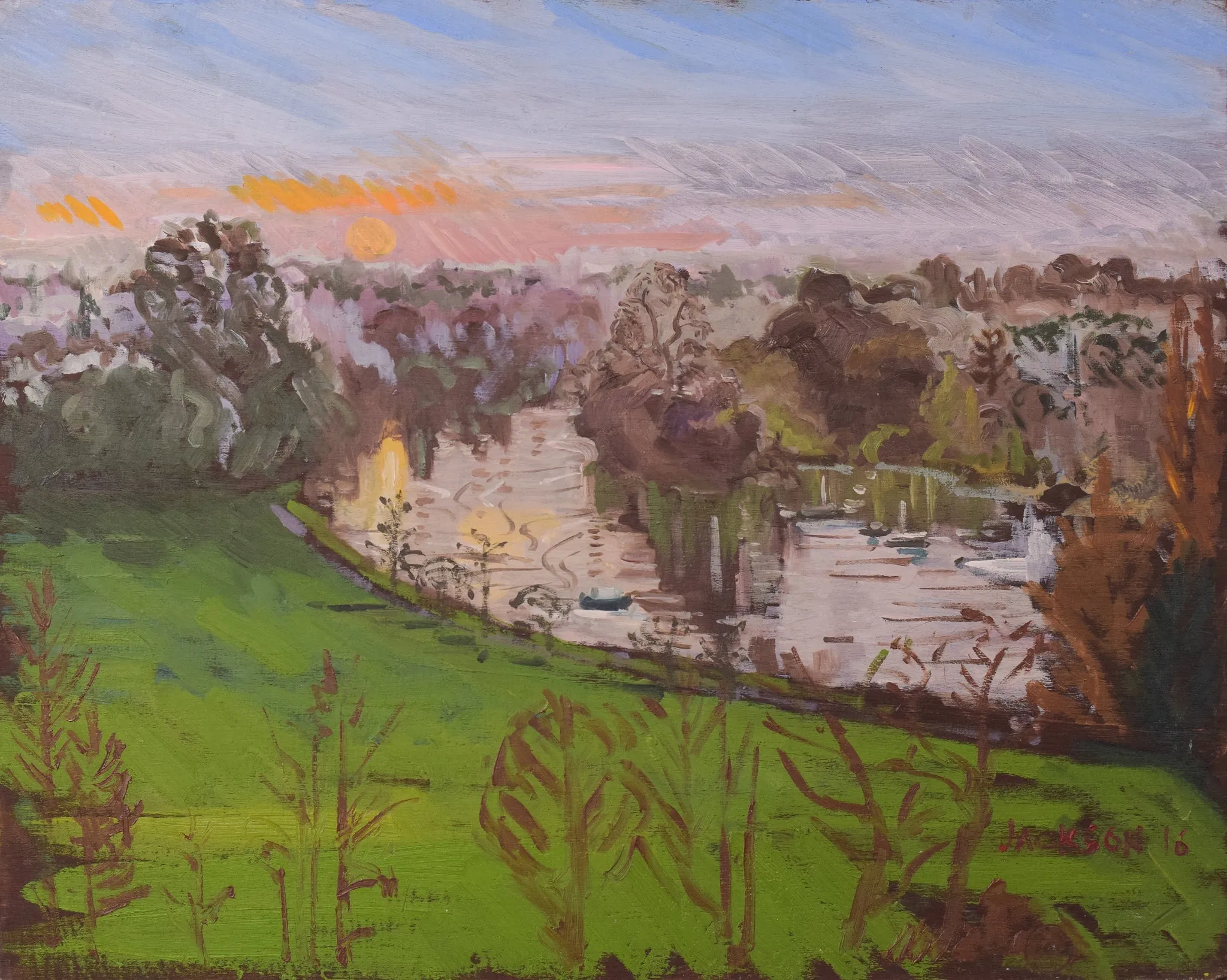 Richmond Terrace - Winter Sunset